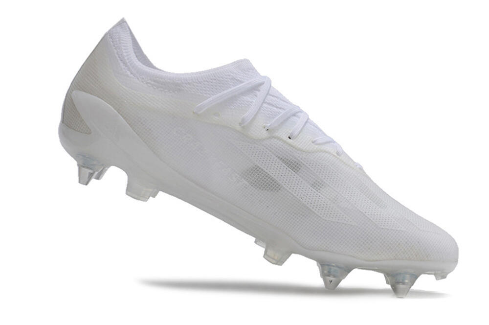 Adidas X Crazyfast.1 SG Soft Ground Soccer Cleats - Whtie/White 4