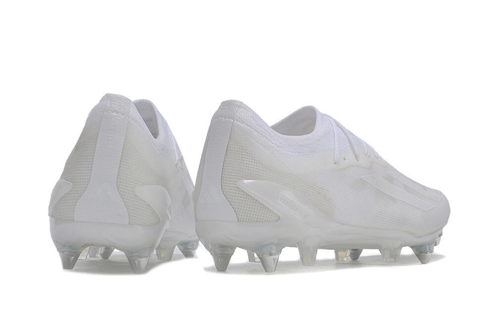 Adidas X Crazyfast.1 SG Soft Ground Soccer Cleats - Whtie/White 6