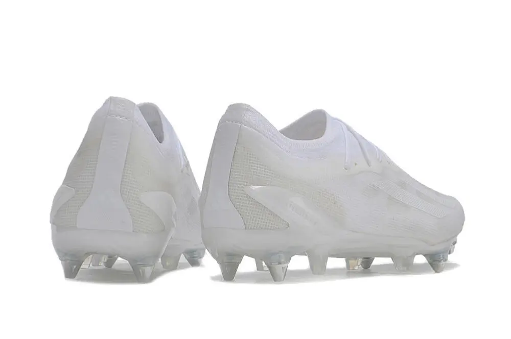 SG Soft Ground Soccer Cleats - White Colorway | High-performance
