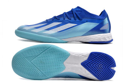 Adidas X Crazyfast.1 IC Indoor & Futsal Soccer Shoes - Blue/White/Jade
