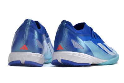 Adidas X Crazyfast.1 IC Indoor & Futsal Soccer Shoes - Blue/White/Jade