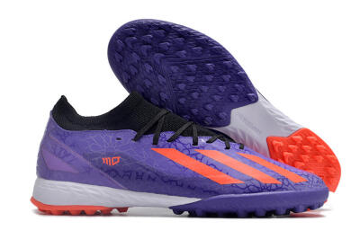 Adidas X Crazyfast.1 TF Artificial Turf Soccer Shoes - Purple/Red/White