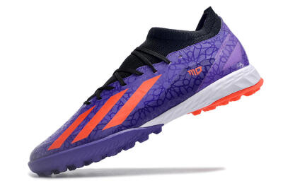 Adidas X Crazyfast.1 TF Artificial Turf Soccer Shoes - Purple/Red/White