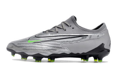 Nike Phantom GX Academy FG Firm Ground Soccer Cleats - Silver/Grey/Black