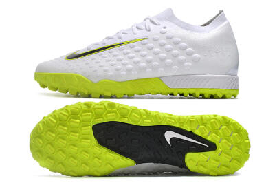 Nike Phantom Ultra Venom TF Artificial Turf Soccer Shoes - White/Yellow/Black