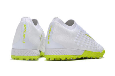 Nike Phantom Ultra Venom TF Artificial Turf Soccer Shoes - White/Yellow/Black