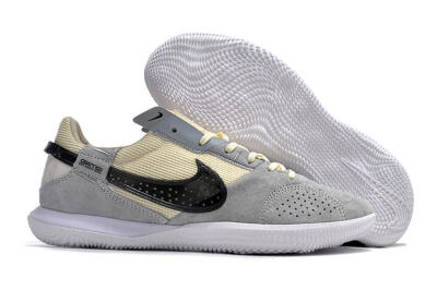 Nike Street Gato IC Indoor & Futsal Soccer Shoes - Grey/Beige/Black/White