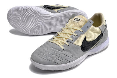 Nike Street Gato IC Indoor & Futsal Soccer Shoes - Grey/Beige/Black/White