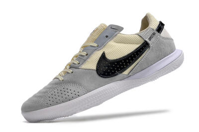 Nike Street Gato IC Indoor & Futsal Soccer Shoes - Grey/Beige/Black/White
