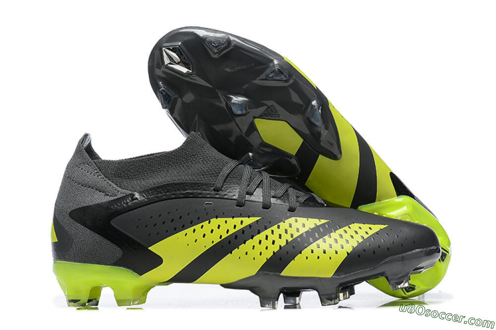 Adidas Predator Accuracy.1 FG Firm Ground Soccer Cleats - Black/Yellow 1