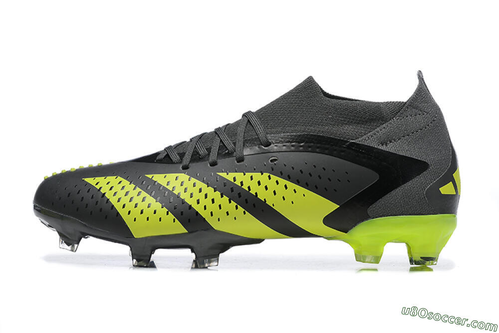 Adidas Predator Accuracy.1 FG Firm Ground Soccer Cleats - Black/Yellow 2