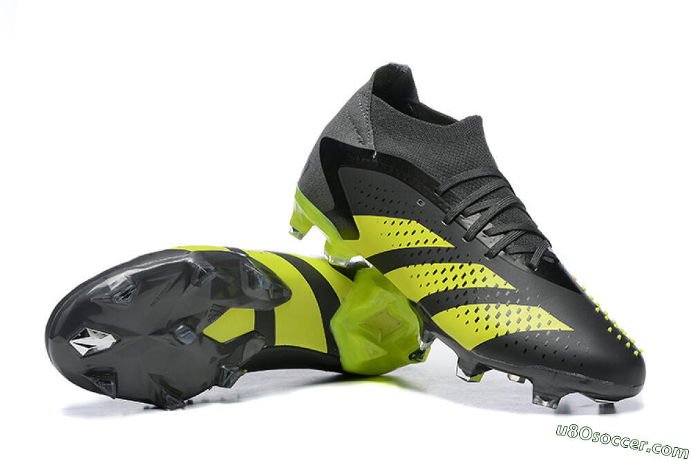Adidas Predator Accuracy.1 FG Firm Ground Soccer Cleats - Black/Yellow 4