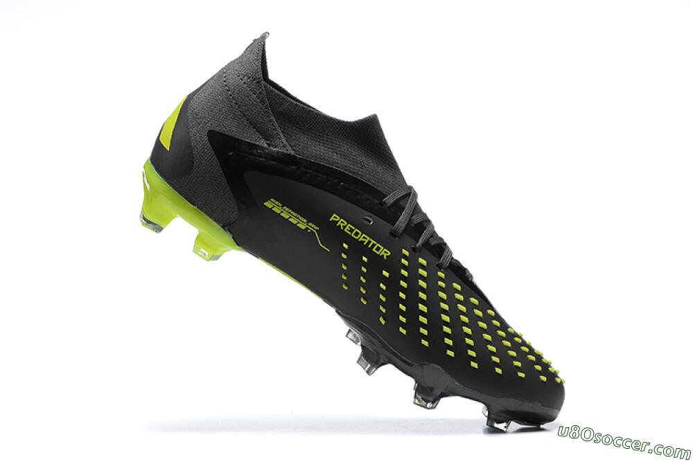 Adidas Predator Accuracy.1 FG Firm Ground Soccer Cleats - Black/Yellow 7