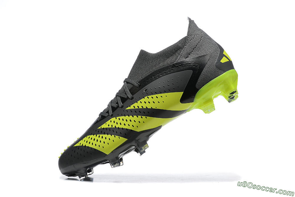 Adidas Predator Accuracy.1 FG Firm Ground Soccer Cleats - Black/Yellow 8