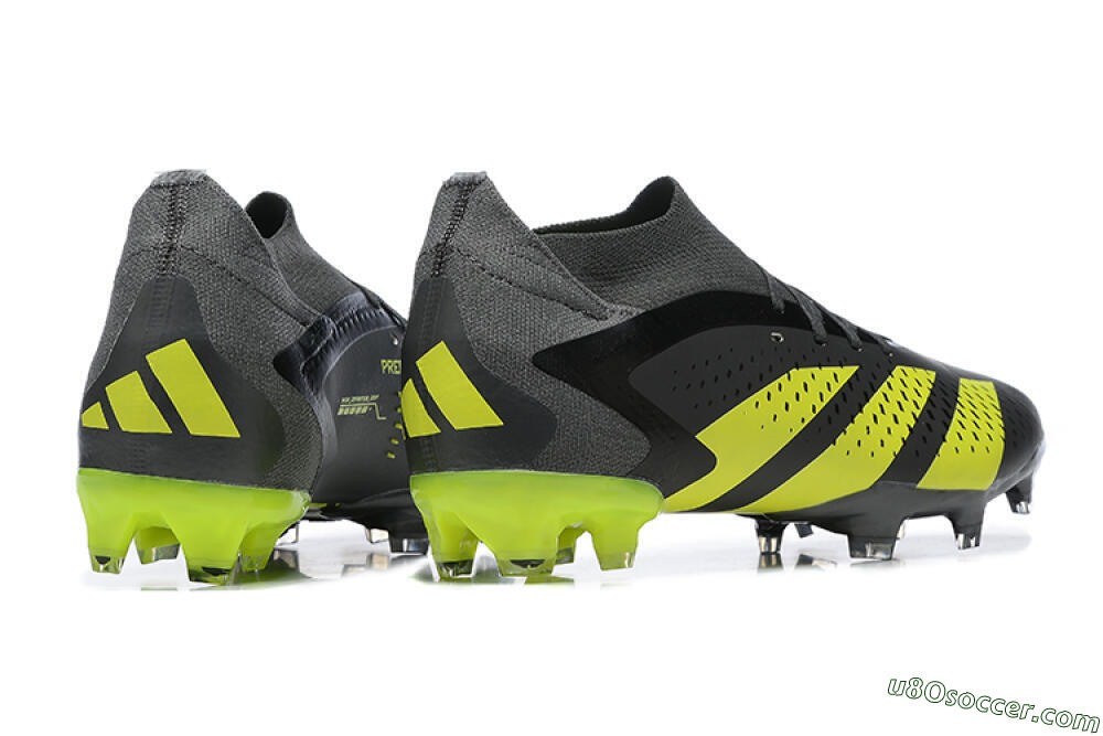 Adidas Predator Accuracy.1 FG Firm Ground Soccer Cleats - Black/Yellow 9
