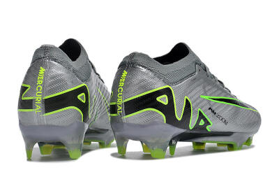 Nike Air Zoom Mercurial Vapor 15 Elite FG Firm Ground Soccer Cleats - Silver/Black/Yellow