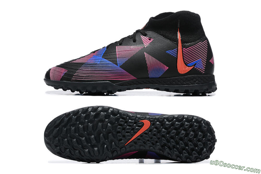 Nike Phantom Luna Elite TF Artificial Turf Soccer Shoes - Black/Blue/Red/Pink 0