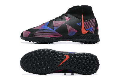 Nike Phantom Luna Elite TF Artificial Turf Soccer Shoes - Black/Blue/Red/Pink