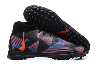 Nike Phantom Luna Elite TF Artificial Turf Soccer Shoes - Black/Blue/Red/Pink