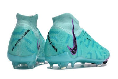 Nike Phantom Luna Elite NU FG Firm Ground Soccer Cleats - Jade/Purple/Black