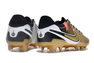 Nike Tiempo Legend 10 Pro FG Firm Ground Soccer Cleats - Gold/Black/White