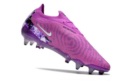 Nike Phantom GX Thunder Elite Link SG Soft Ground Soccer Cleats - Purple/White/Black