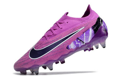 Nike Phantom GX Thunder Elite Link SG Soft Ground Soccer Cleats - Purple/White/Black