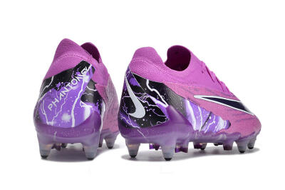 Nike Phantom GX Thunder Elite Link SG Soft Ground Soccer Cleats - Purple/White/Black