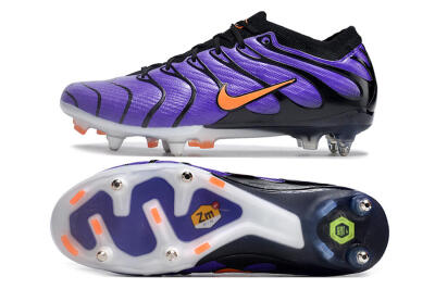 Nike Air Zoom Mercurial Vapor 15 Elite SG Soft Ground Soccer Cleats - Purple/Black/Orange