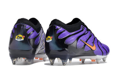 Nike Air Zoom Mercurial Vapor 15 Elite SG Soft Ground Soccer Cleats - Purple/Black/Orange