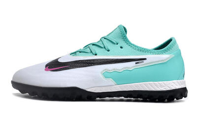 Nike React Phantom GX Pro TF Artificial Turf Soccer Shoes - White/Black/Jade