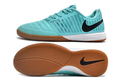 Nike Lunar Gato 2 IC Indoor & Futsal Soccer Shoes - Jade/Black/White