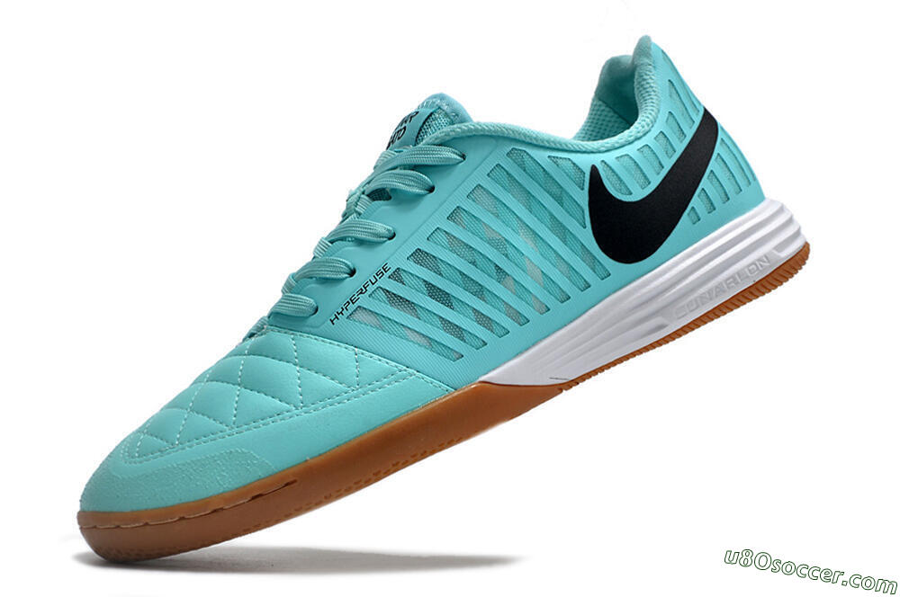 Nike Lunar Gato 2 IC Indoor & Futsal Soccer Shoes - Jade/Black/White 5