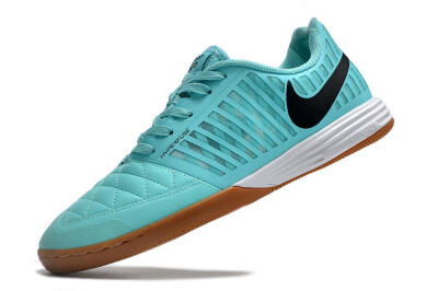 Nike Lunar Gato 2 IC Indoor & Futsal Soccer Shoes - Jade/Black/White