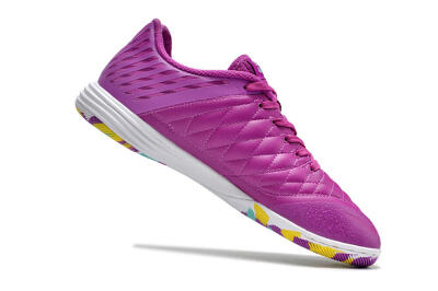 Nike Lunar Gato 2 IC Indoor & Futsal Soccer Shoes - Purple/Black/Rainbow