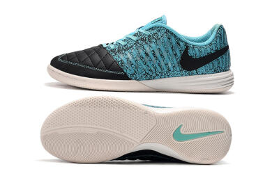 Nike Lunar Gato 2 IC Indoor & Futsal Soccer Shoes - Black/Jade/White
