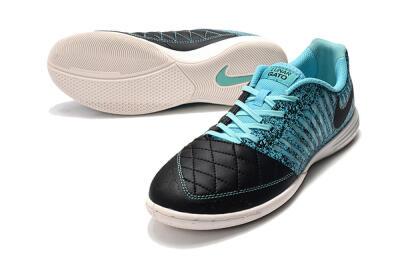 Nike Lunar Gato 2 IC Indoor & Futsal Soccer Shoes - Black/Jade/White