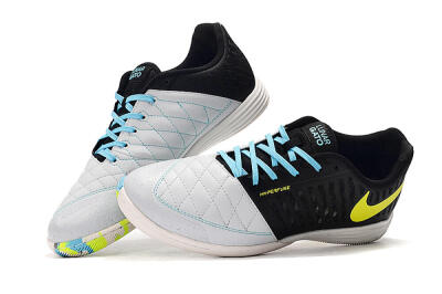 Nike Lunar Gato 2 IC Indoor & Futsal Soccer Shoes - Black/Blue/Yellow