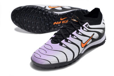 Nike Air Zoom Mercurial Vapor 14 Elite TF Artificial Turf Soccer Shoes - Purple/Black/Orange