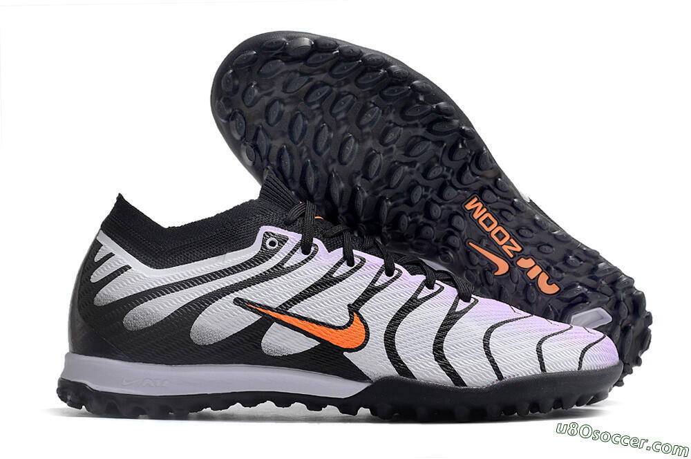 Nike Air Zoom Mercurial Vapor 14 Elite TF Artificial Turf Soccer Shoes - Purple/Black/Orange 1