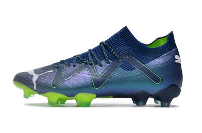 Puma Future Ultimate FG Firm Ground Soccer Cleats - Blue/Black/Yellow