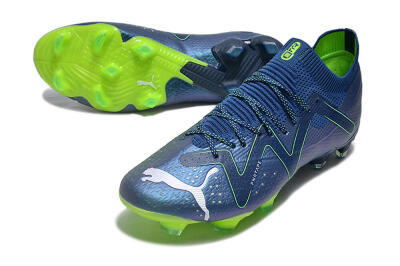 Puma Future Ultimate FG Firm Ground Soccer Cleats - Blue/Black/Yellow