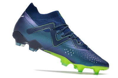 Puma Future Ultimate FG Firm Ground Soccer Cleats - Blue/Black/Yellow