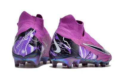 Nike Phantom GX DF Elite FG Firm Ground Soccer Cleats - Purple/Black/White/Gold