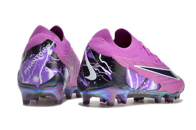 Nike Phantom GX Elite FG Firm Ground Soccer Cleats - Purple/Black/White/Gold