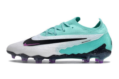 Nike Phantom GX Elite FG Firm Ground Soccer Cleats - Silver/Blue/Purple/Black