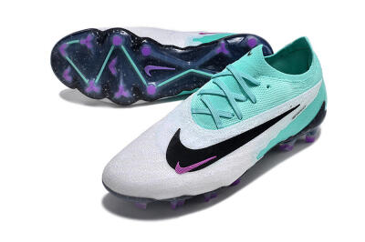 Nike Phantom GX Elite FG Firm Ground Soccer Cleats - Silver/Blue/Purple/Black