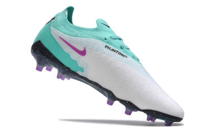 Nike Phantom GX Elite FG Firm Ground Soccer Cleats - Silver/Blue/Purple/Black