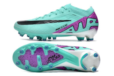Nike Air Zoom Mercurial Vapor 15 Elite AG Artificial Grass Soccer Cleats - Blue/Purple/Black