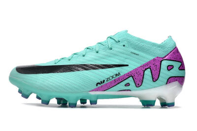 Nike Air Zoom Mercurial Vapor 15 Elite AG Artificial Grass Soccer Cleats - Blue/Purple/Black